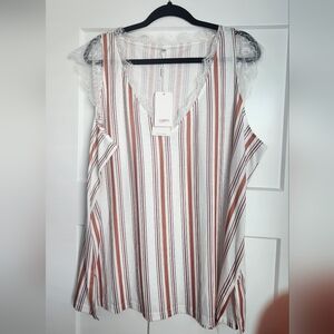 Xieerduo Striped Camisole, XXL
